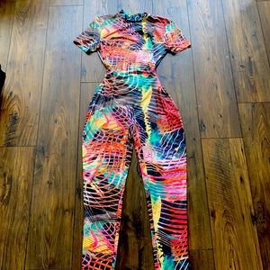 Colorful bodysuit jumper